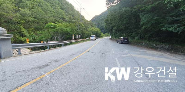 김천시 증산면 수도리 아스콘 덧씌우기 공사현장_3